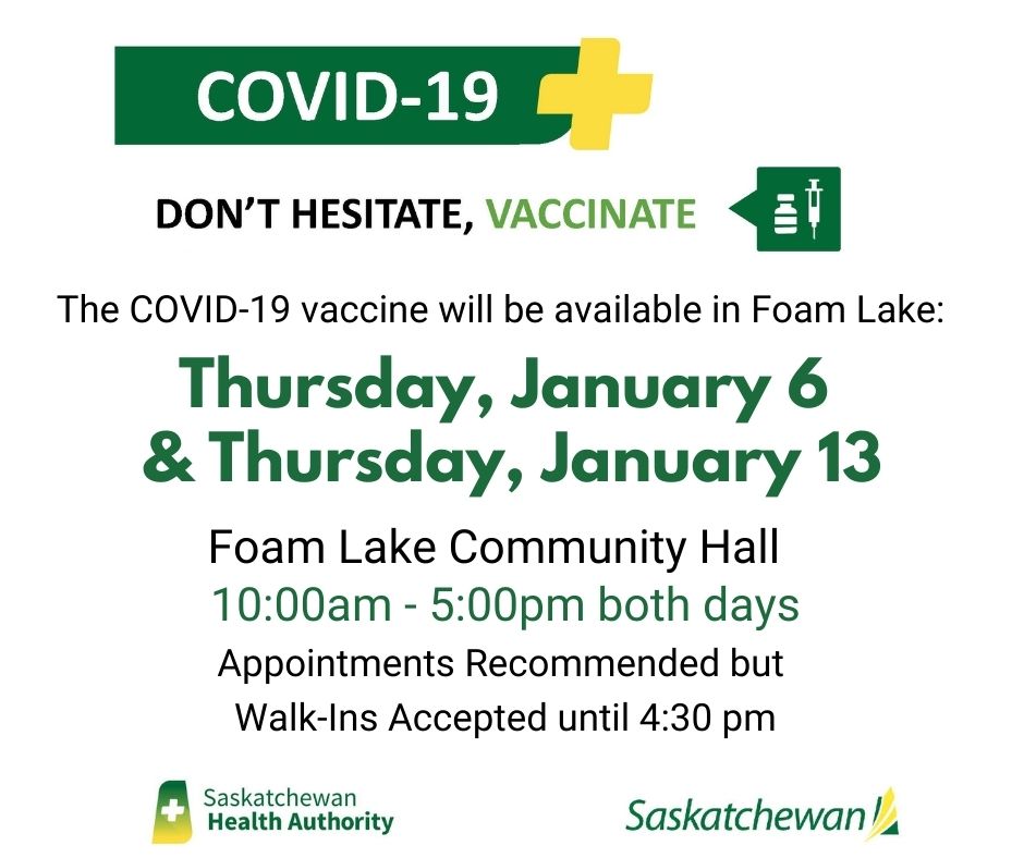 Vaccination Clinic in Foam Lake